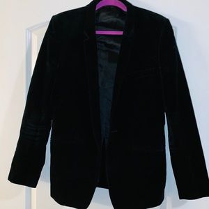 Zara men velvet blazer